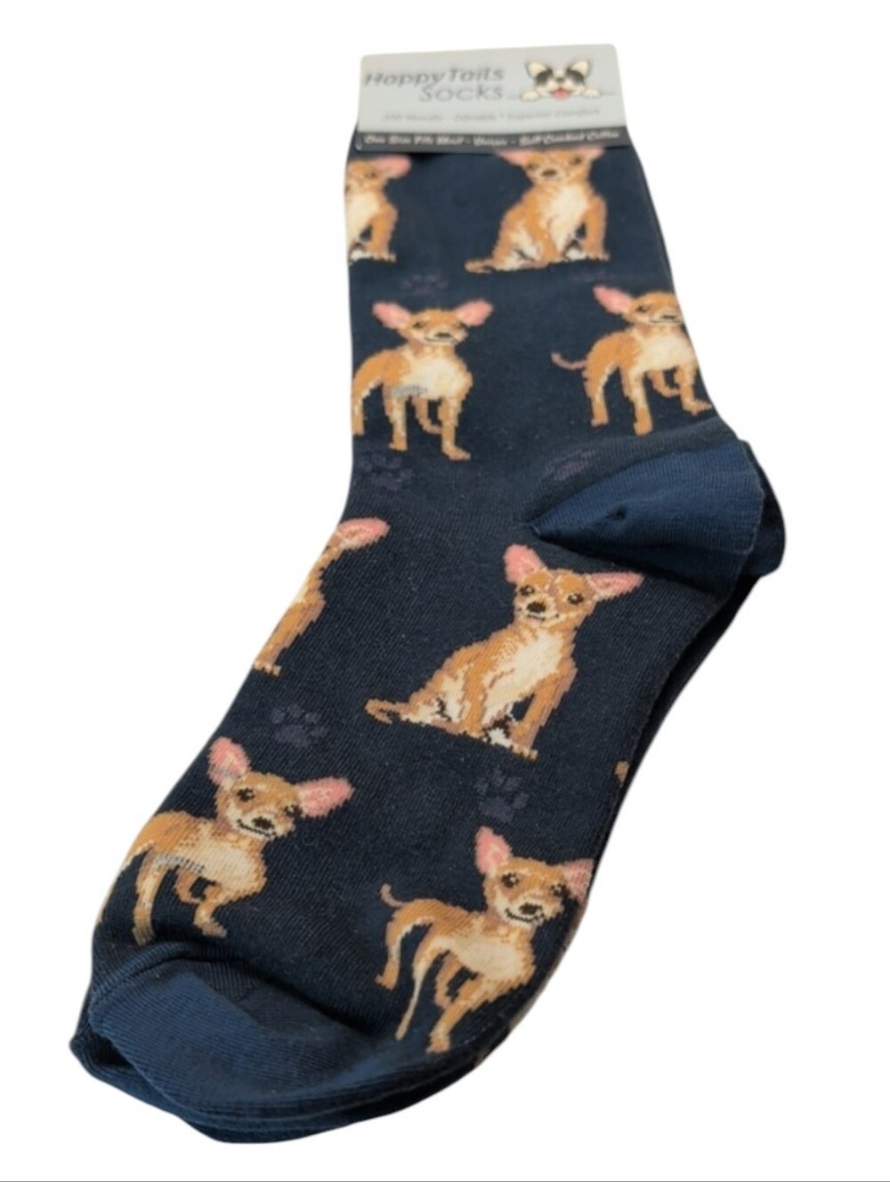Happy Tails Chihuahua Dog Socks New With Tags